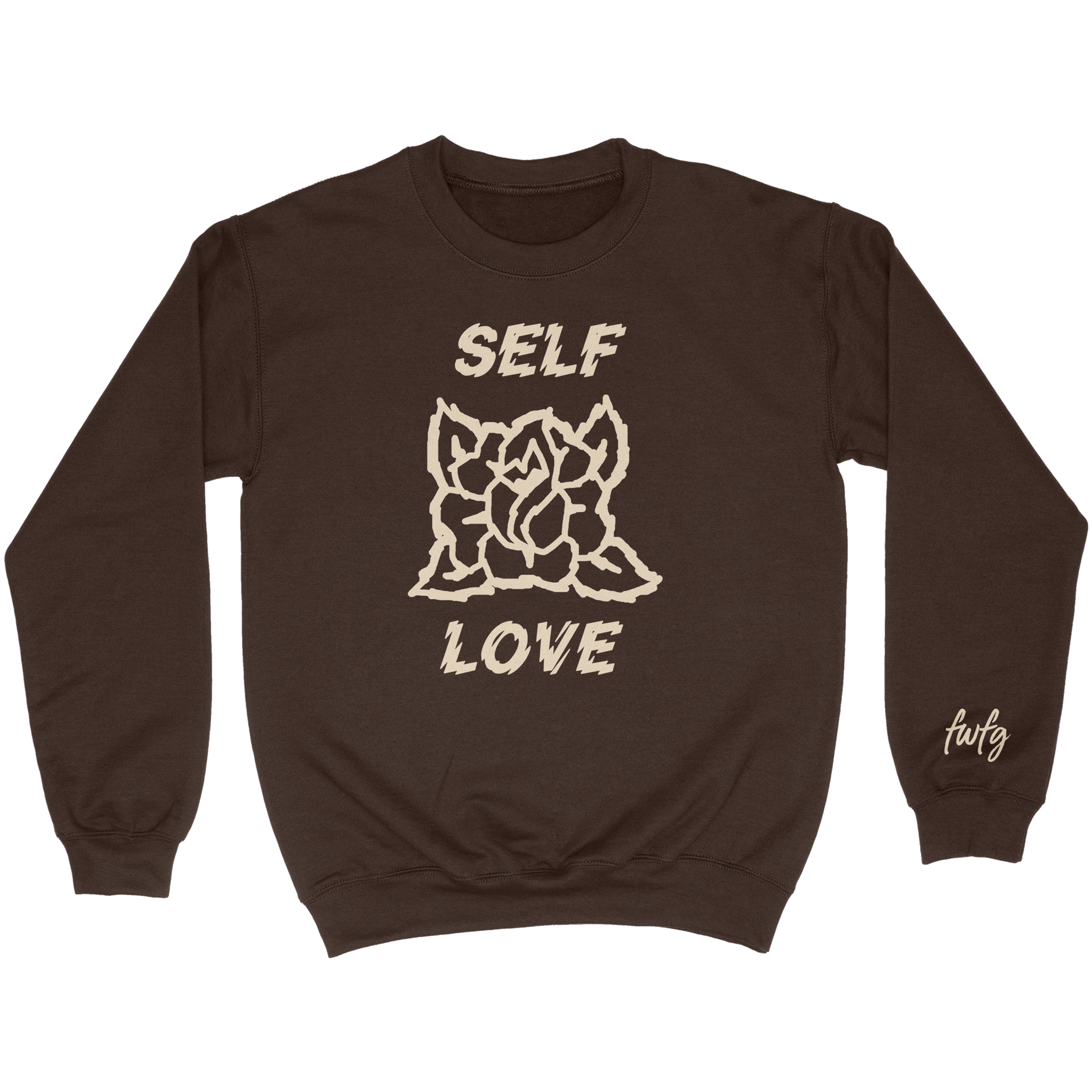 【treat urself】Treat LOVE sweat Treat Ürself bijou sweat hoodie